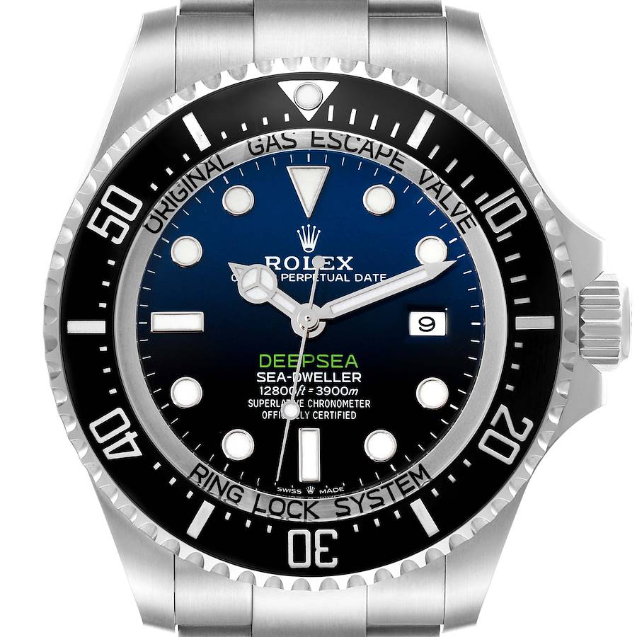 Rolex Seadweller Deepsea 44 Cameron D-Blue Dial Steel Mens Watch 126660 SwissWatchExpo