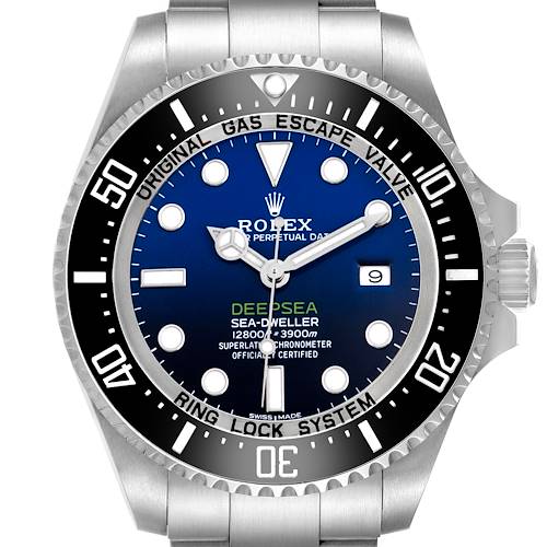 Photo of Rolex Seadweller Deepsea 44 Steel Cameron D-Blue Mens Watch 116660 Box Card