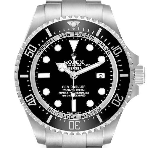 Photo of Rolex Seadweller Deepsea Ceramic Bezel Black Dial Steel Mens Watch 116660 Card