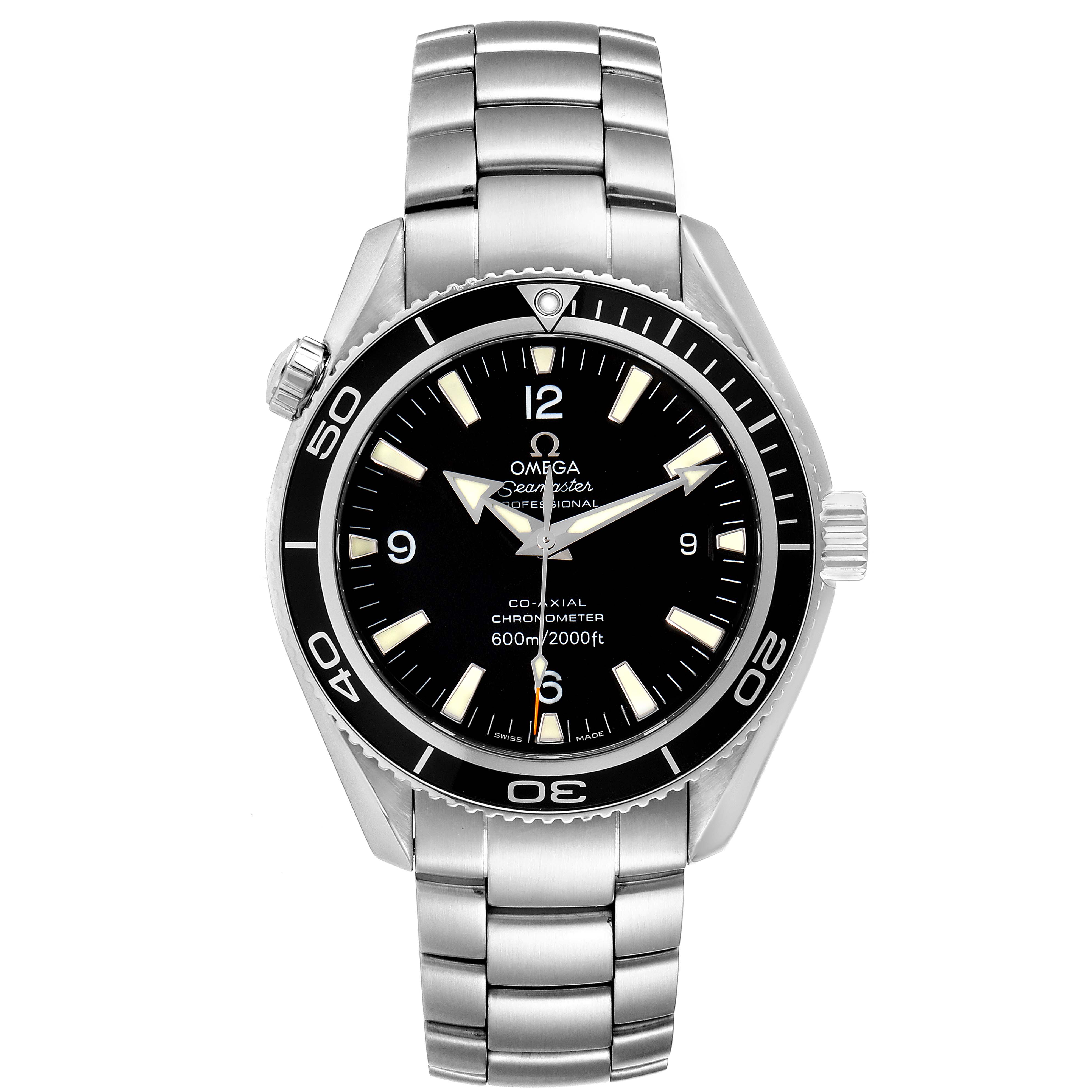 Omega Seamaster Planet Ocean 42 Co-Axial Mens Watch 2201.50.00 Box Card ...