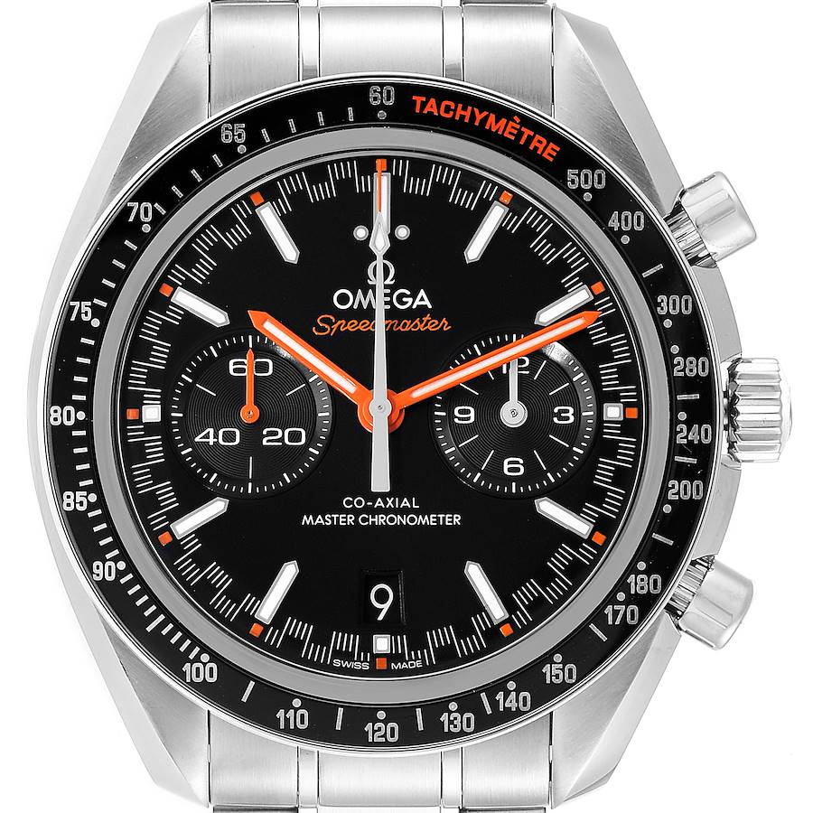 Omega Speedmaster Racing Co-Axial 44 Steel Watch 329.30.44.51.01.002 Unworn SwissWatchExpo