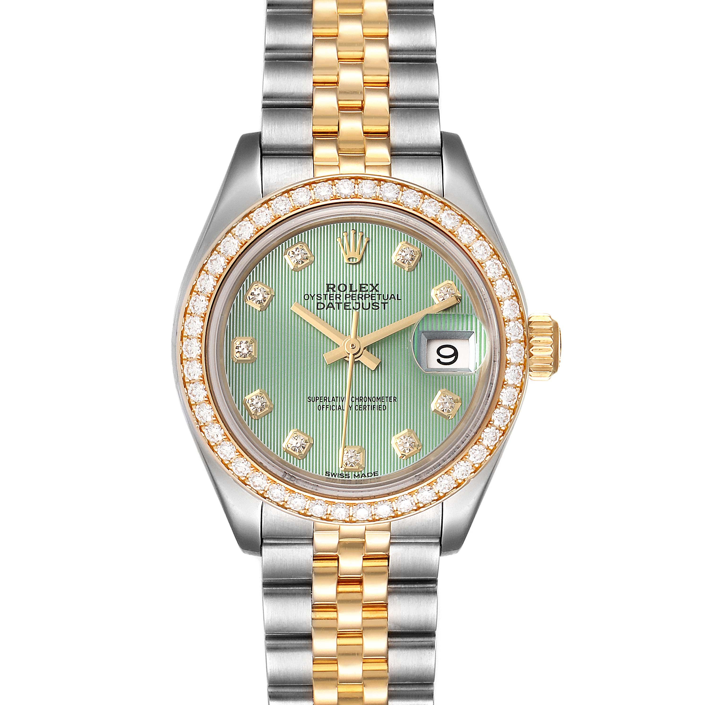 279381RBR Rolex Datejust 28 Purple Diamond Dial