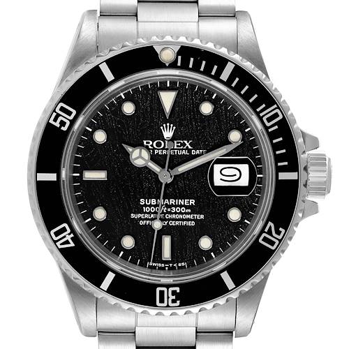 Photo of NOT FOR SALE Rolex Submariner Spider Web Dial Steel Vintage Mens Watch 168000 PARTIAL PAYMENT