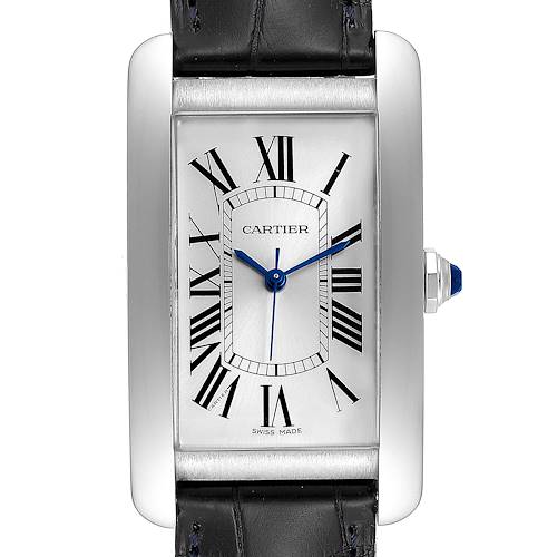 Photo of Cartier Tank Americaine Steel Large Mens Watch WSTA0018