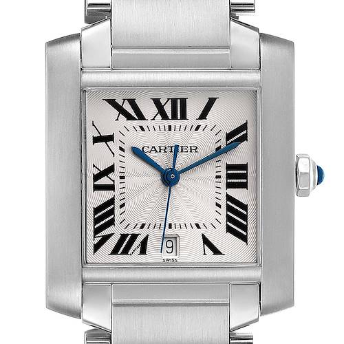 Photo of Cartier Tank Francaise Large Steel Automatic Unisex Watch W51002Q3