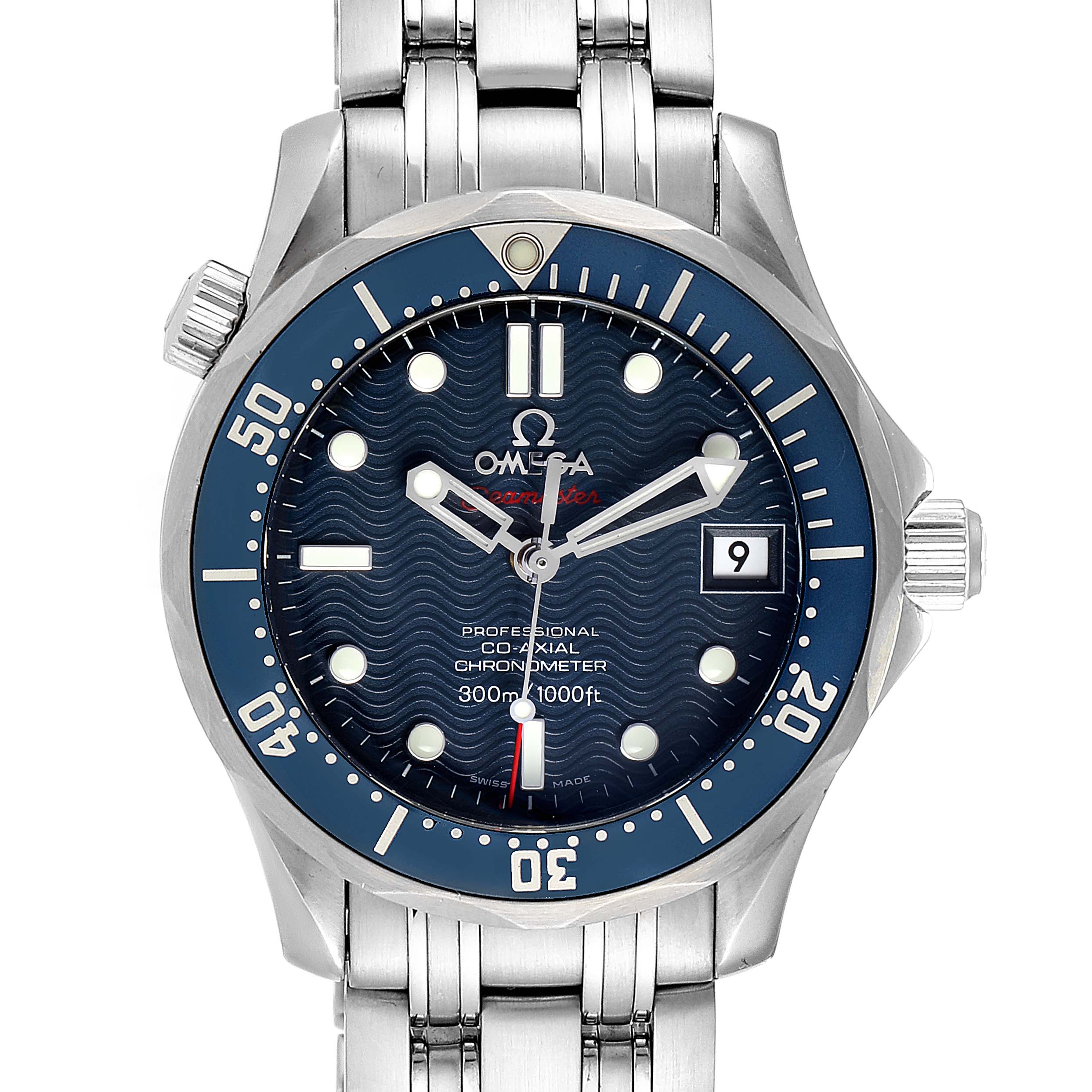 Omega Seamaster Midsize 36mm Co-Axial Blue Dial Watch 2222.80.00 ...