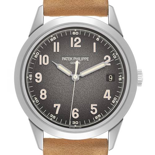 Photo of Patek Philippe Calatrava White Gold Mens Watch 5226G 5226 Box Papers
