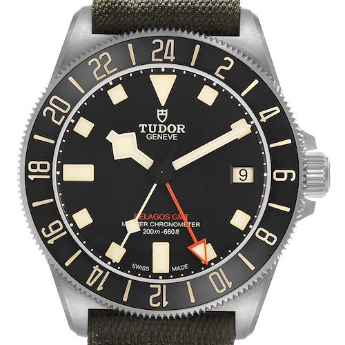 Photo of Tudor Pelagos FXD GMT Titanium Mens Watch 2542G257 Box Card