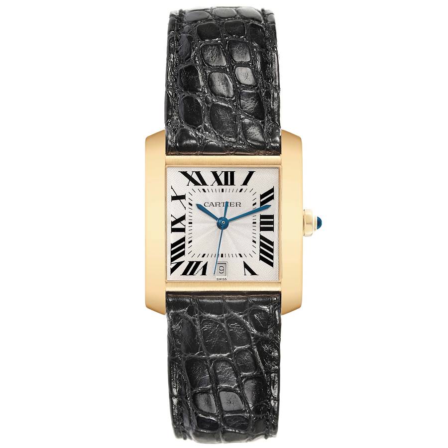 Cartier Tank Francaise Yellow Gold W5000156 Stock 64242 SwissWatchExpo