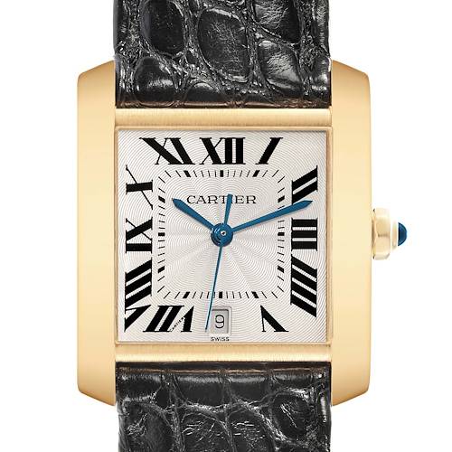 Photo of Cartier Tank Francaise Large Yellow Gold Automatic Mens Watch W5000156