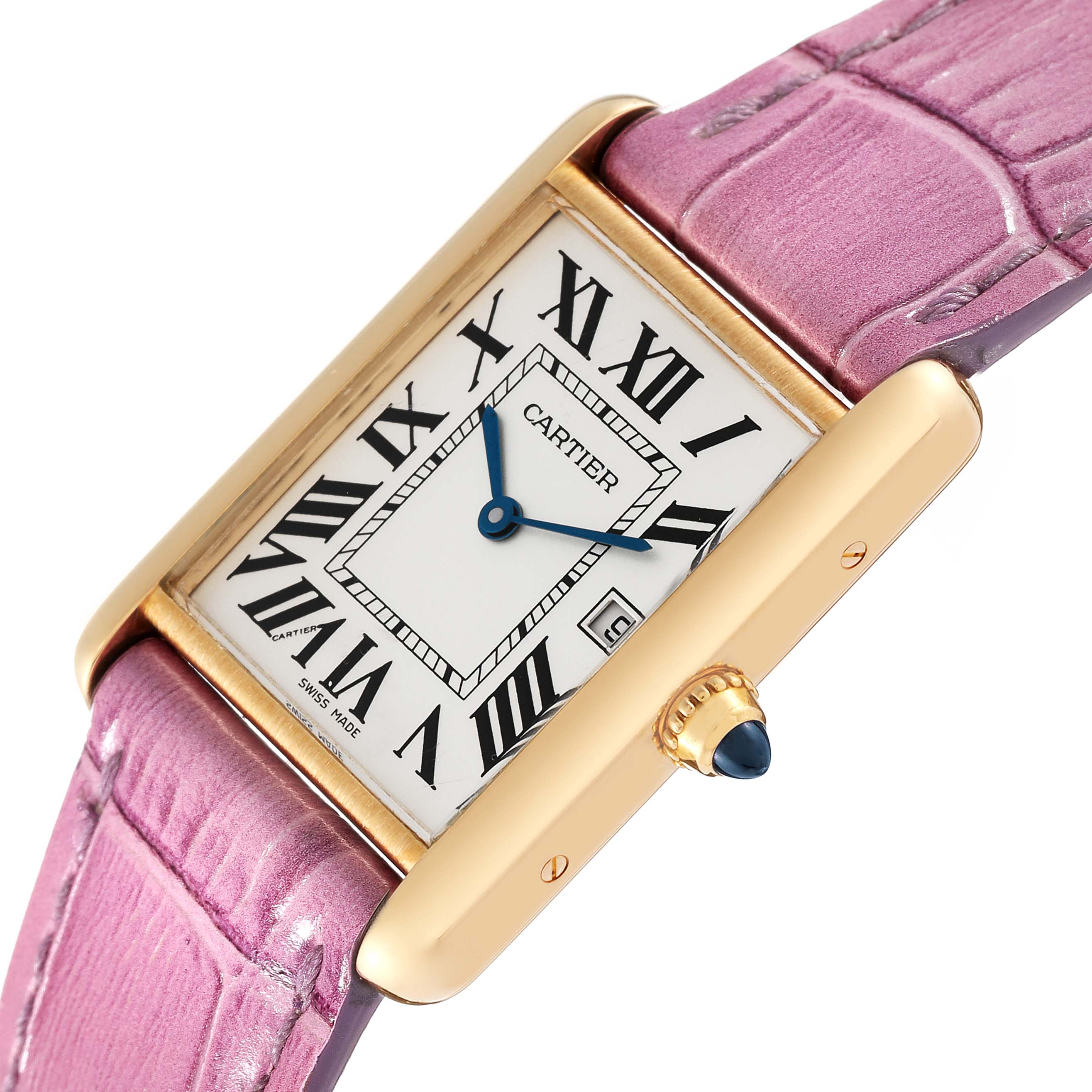 【Cartier新品トレー】 Cartier Tank - 27 mm, Gold Plated for sale | eBay