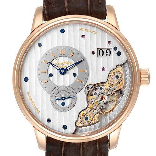 Photo of NOT FOR SALE Glashutte Original PanoMaticInverse Rose Gold Mens Watch 1-91-02-01-05-30 PARTIAL PAYMENT