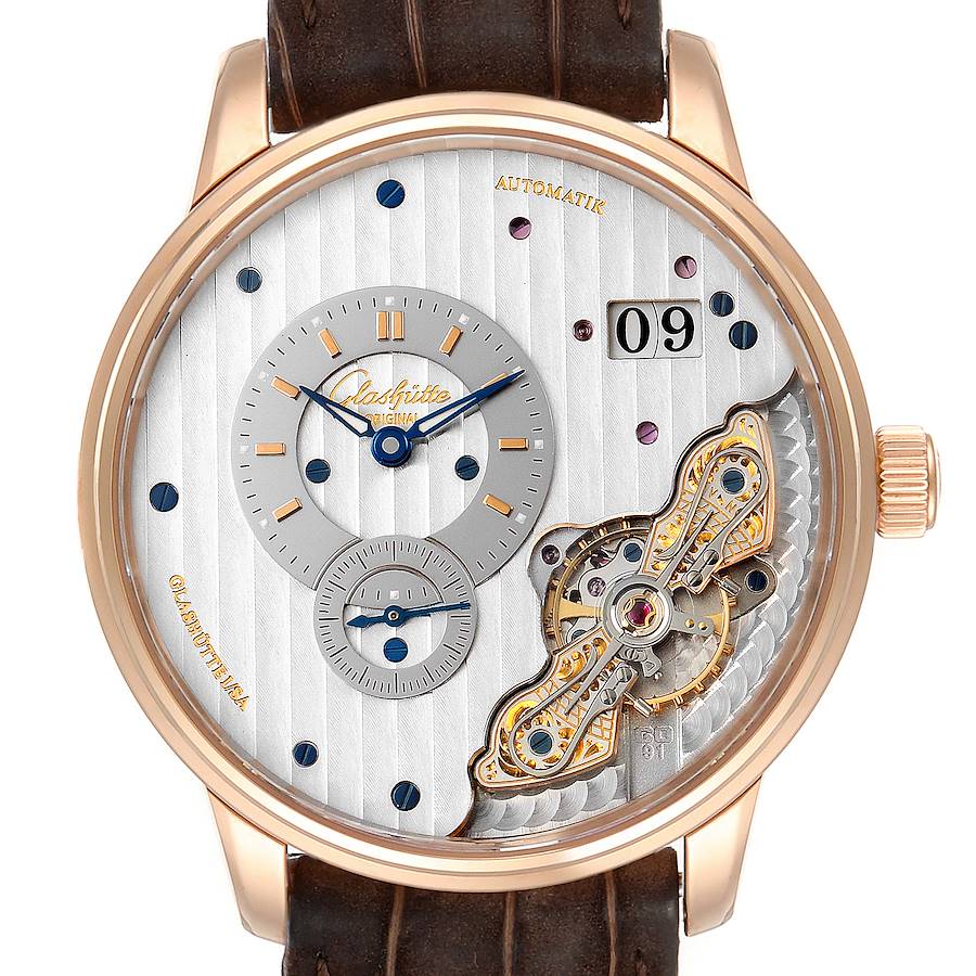 NOT FOR SALE Glashutte Original PanoMaticInverse Rose Gold Mens Watch 1-91-02-01-05-30 PARTIAL PAYMENT SwissWatchExpo