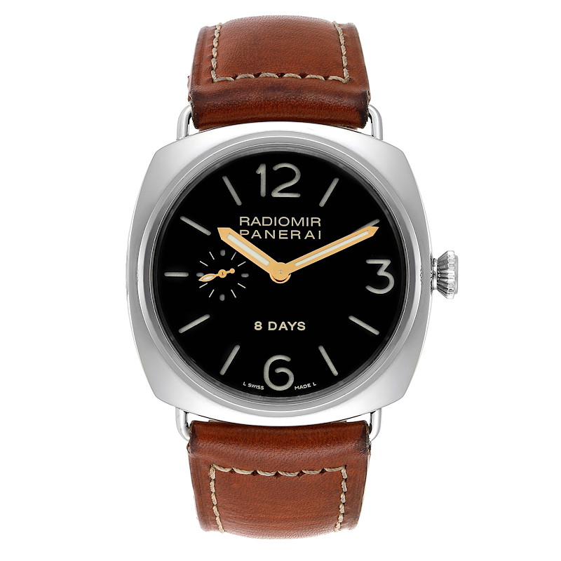 Panerai Radiomir 8 Days 45mm Steel Mens Watch PAM190 PAM00190