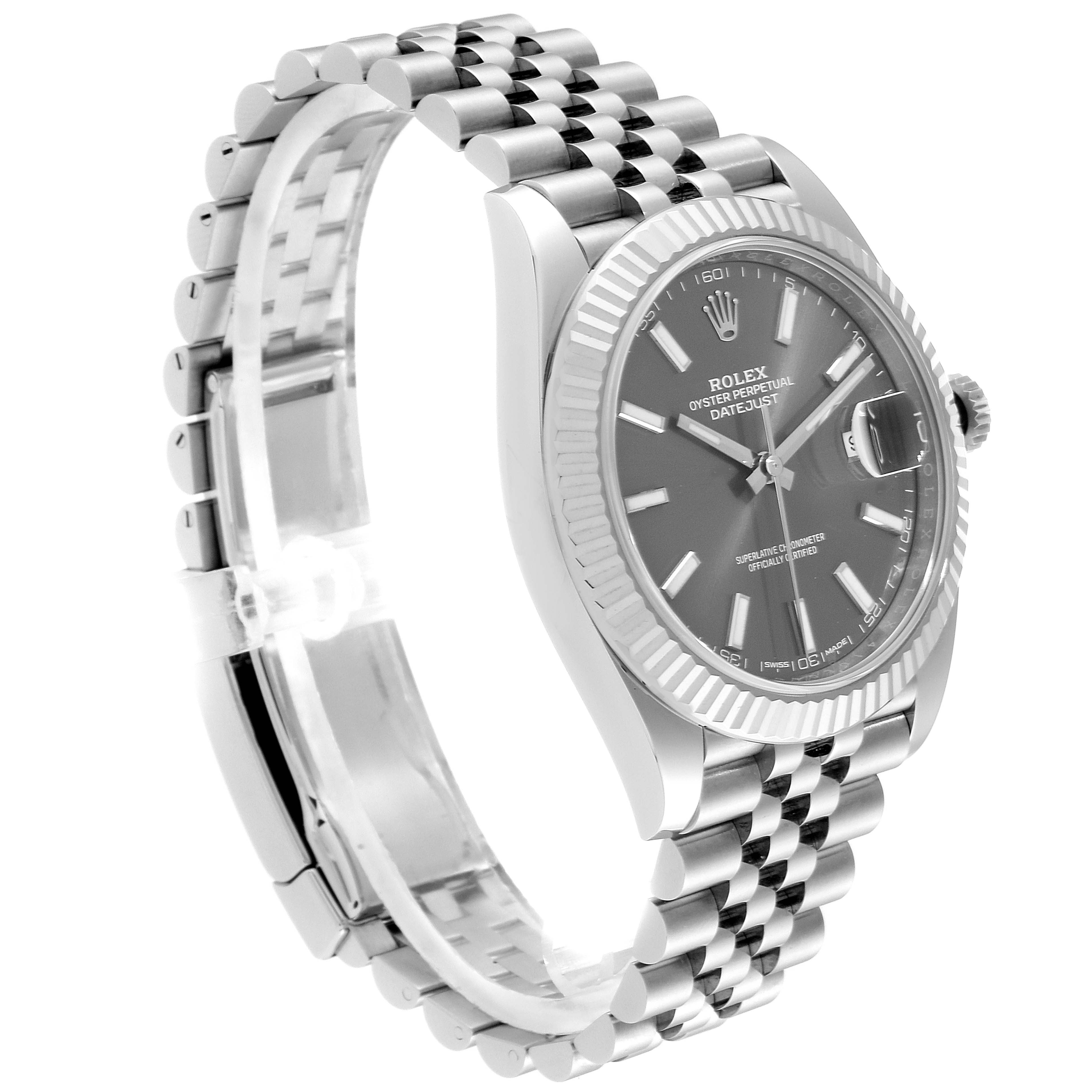 rolex datejust 41 white