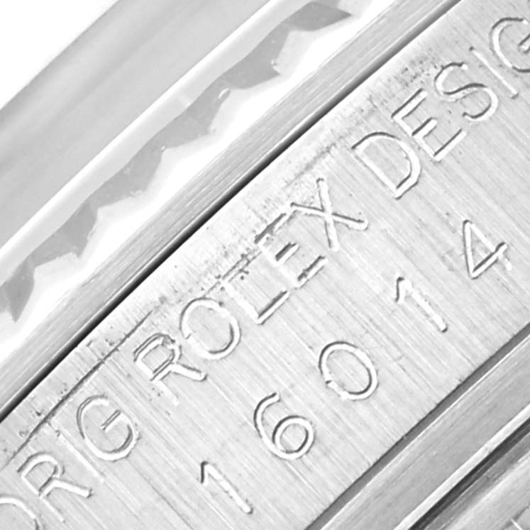The image shows a close-up view of the model number engraving on the case side of the Vintage Collection watch by Rolex.