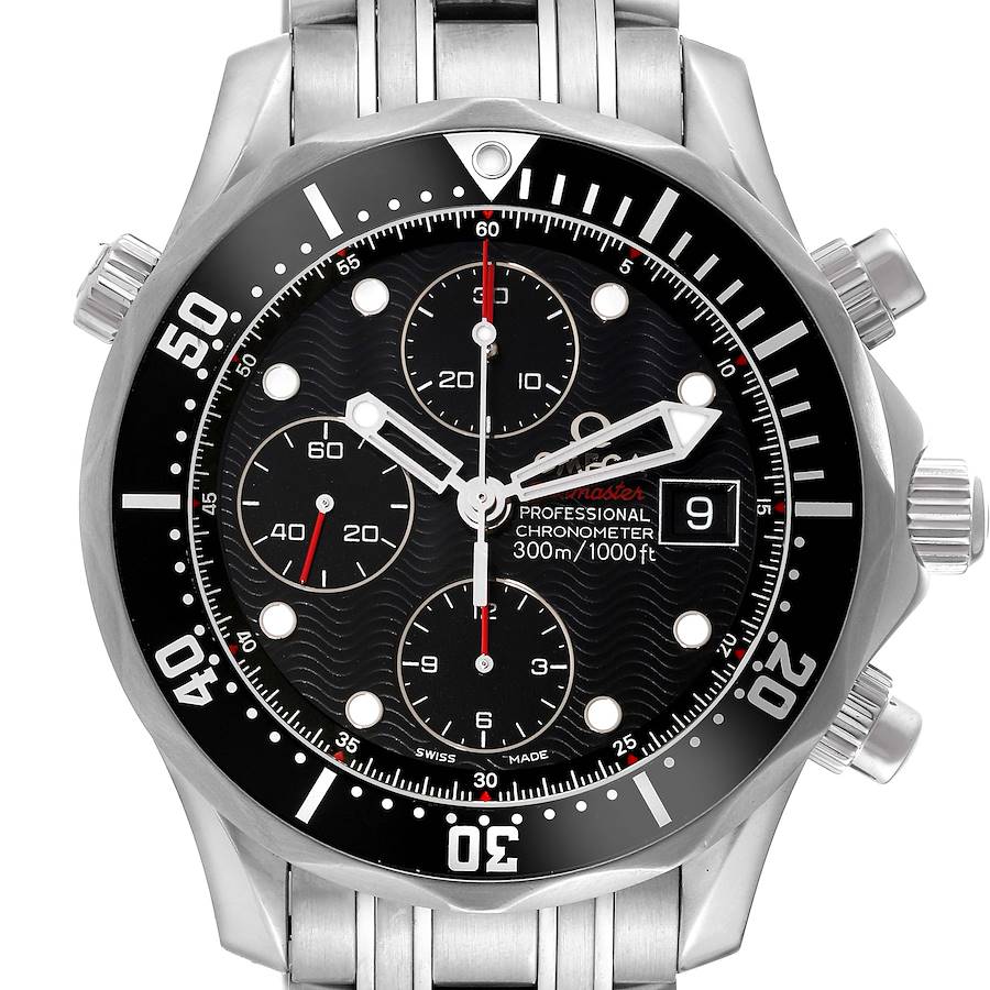 Omega Seamaster Chronograph Steel Mens Watch 213.30.42.40.01.001 Box Card SwissWatchExpo