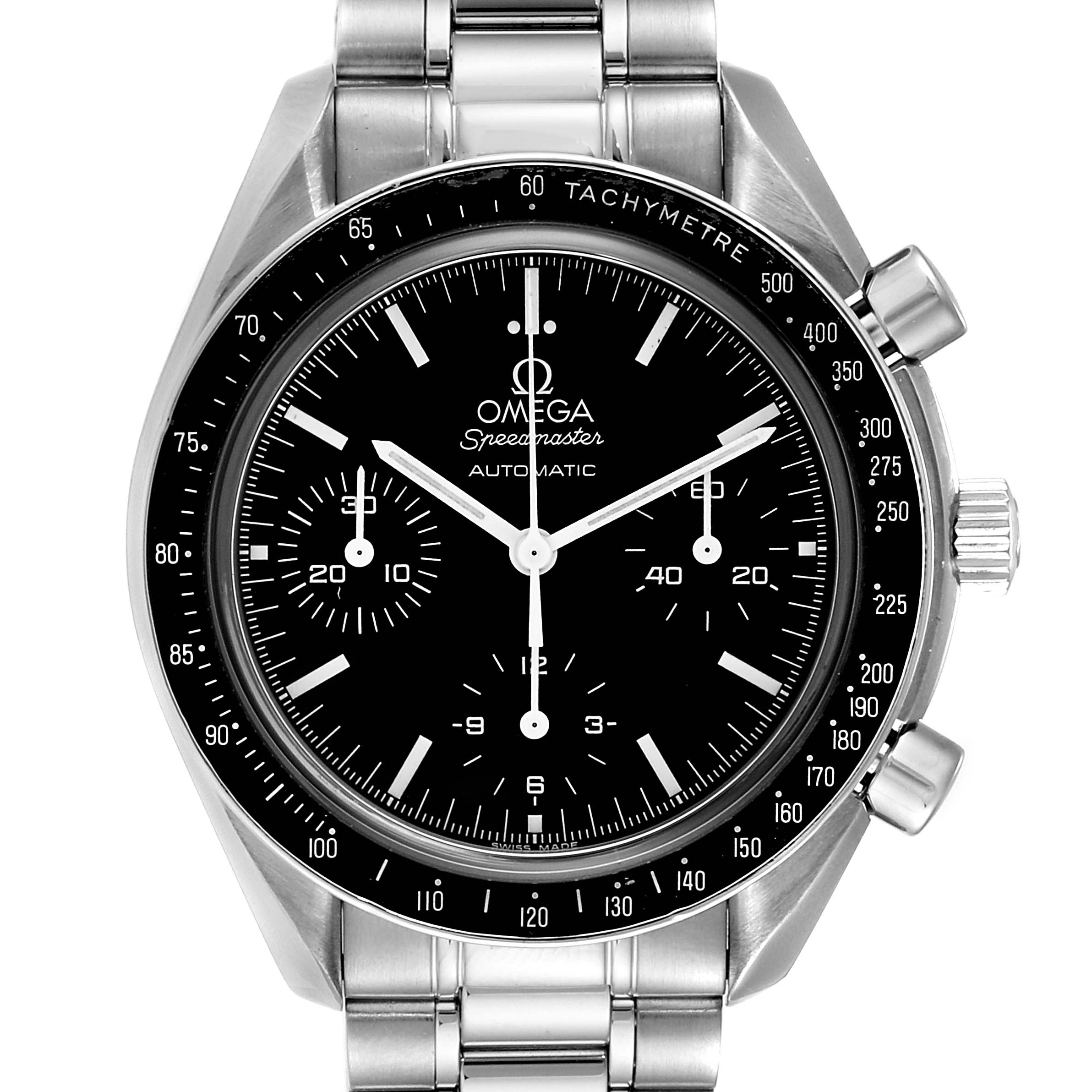 Omega Speedmaster Chrono Reduced Automatic Steel Watch 3539.50.00 Card ...