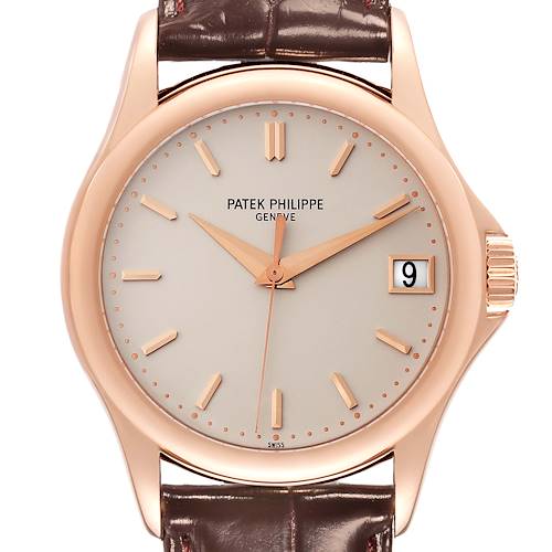 Photo of Patek Philippe Calatrava Rose Gold Automatic Mens Watch 5127R