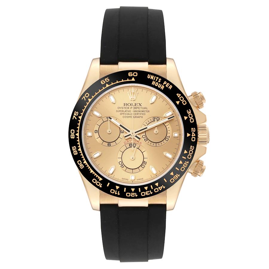 Rolex Daytona Yellow Gold 116518 | Stock 64444 | SwissWatchExpo