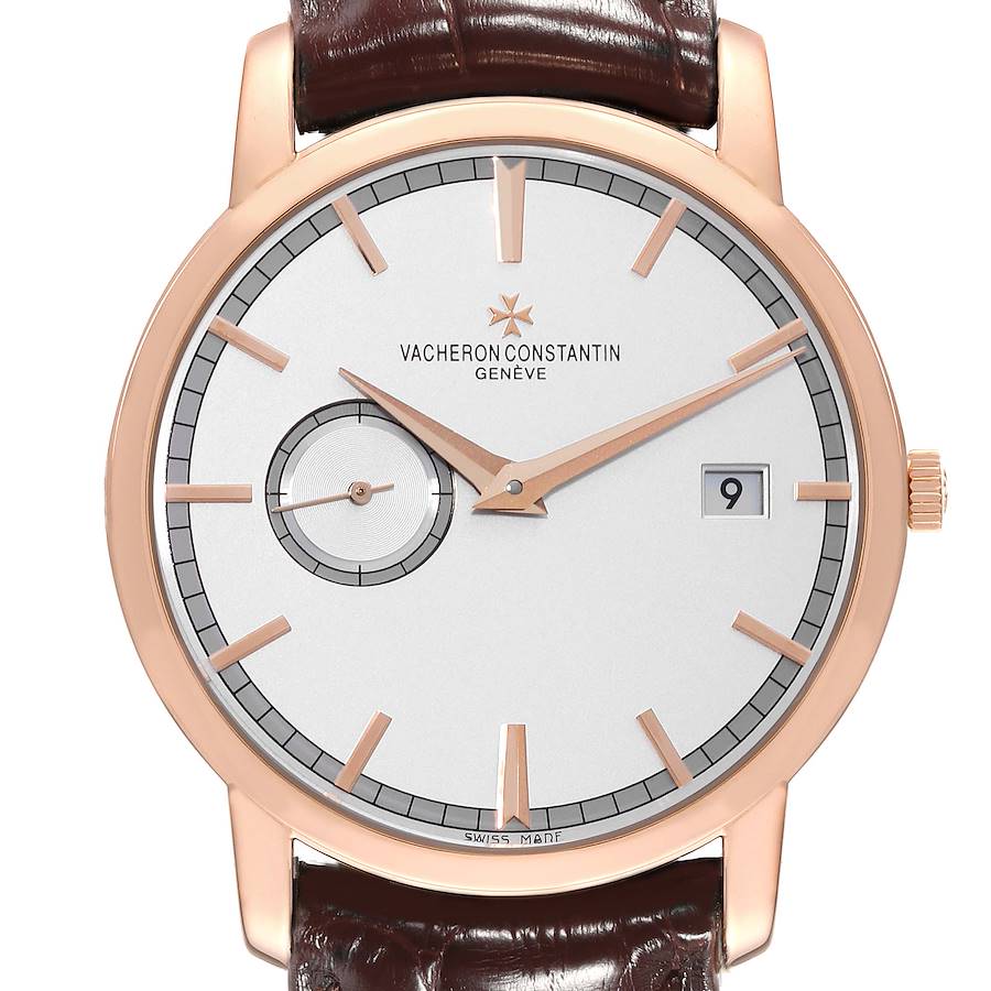 Vacheron Constantin Traditionnelle 38mm Rose Gold Mens Watch 87172 SwissWatchExpo