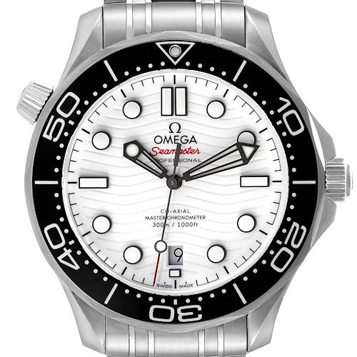 Photo of Omega Seamaster Diver 300M Co-Axial Steel Mens Watch 210.30.42.20.04.001 Box Card