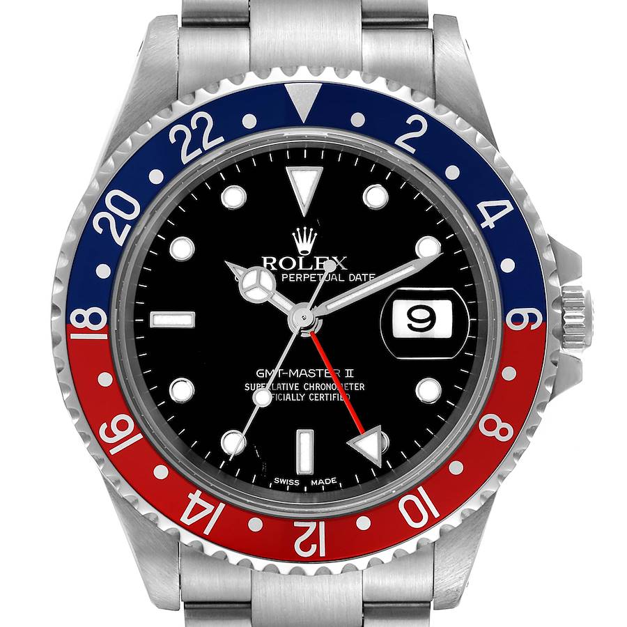 NOT FOR SALE Rolex GMT Master II Blue Red Pepsi Bezel Steel Mens Watch 16710 Box Papers PARTIAL PAYMENT SwissWatchExpo