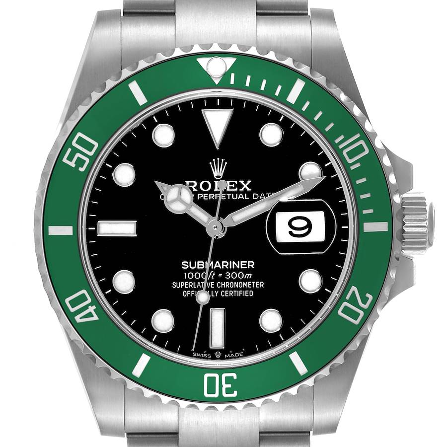 Rolex Submariner Starbucks Green Ceramic Bezel Mens Watch 126610LV Unworn SwissWatchExpo