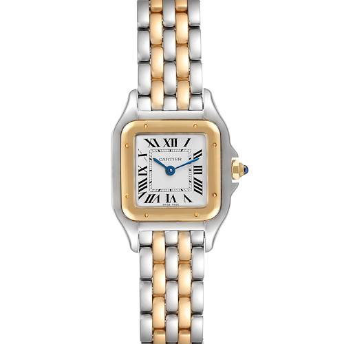 Photo of Cartier Panthere Ladies Steel Yellow Gold 2 Row Ladies Watch W2PN0006