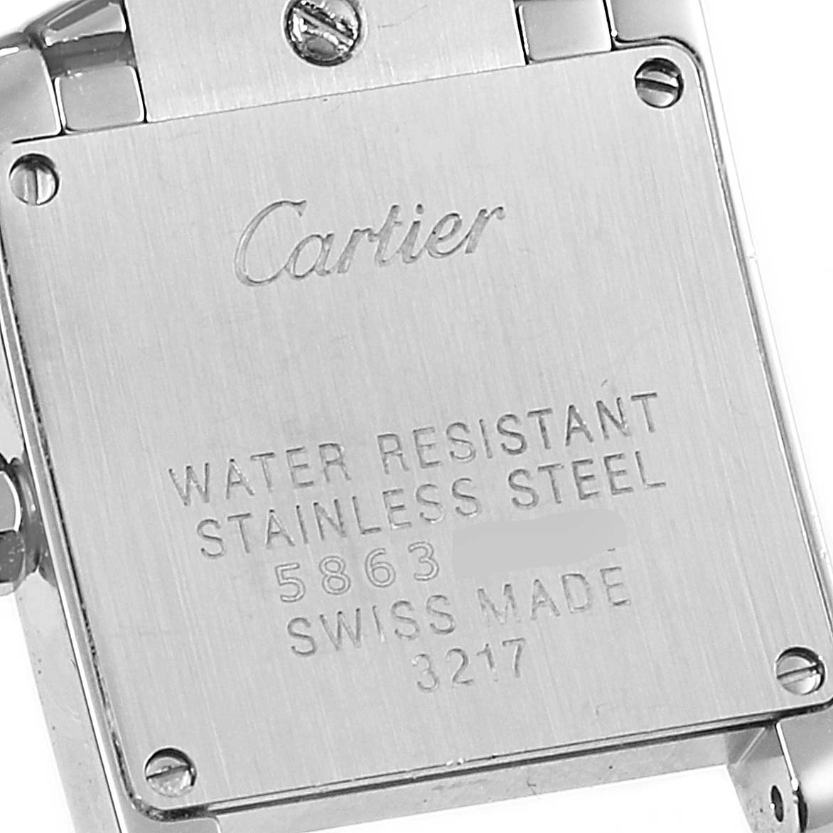Cartier Tank Francaise Steel Diamond Ladies Watch W4TA0008 | SwissWatchExpo