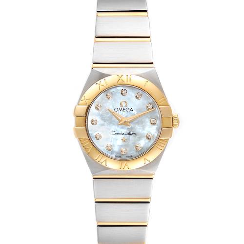 Photo of Omega Constellation Steel Gold MOP Diamond Watch 123.20.24.60.55.001