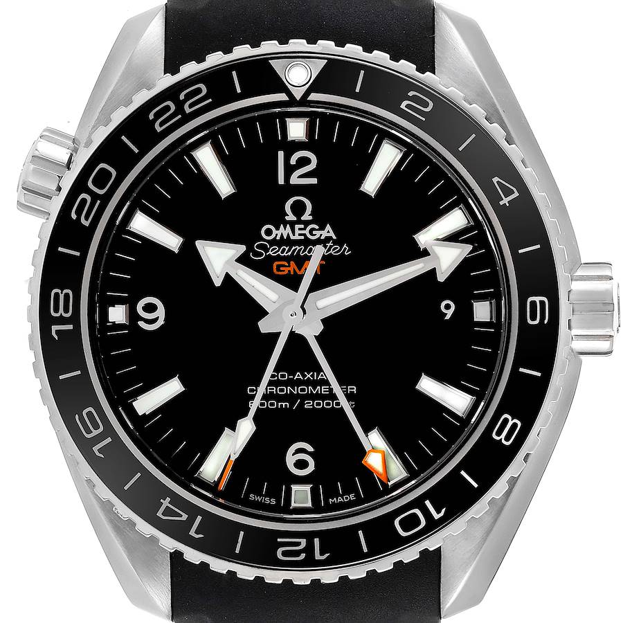Omega Seamaster Planet Ocean GMT 600m Mens Watch 232.32.44.22.01.001 Box Card SwissWatchExpo