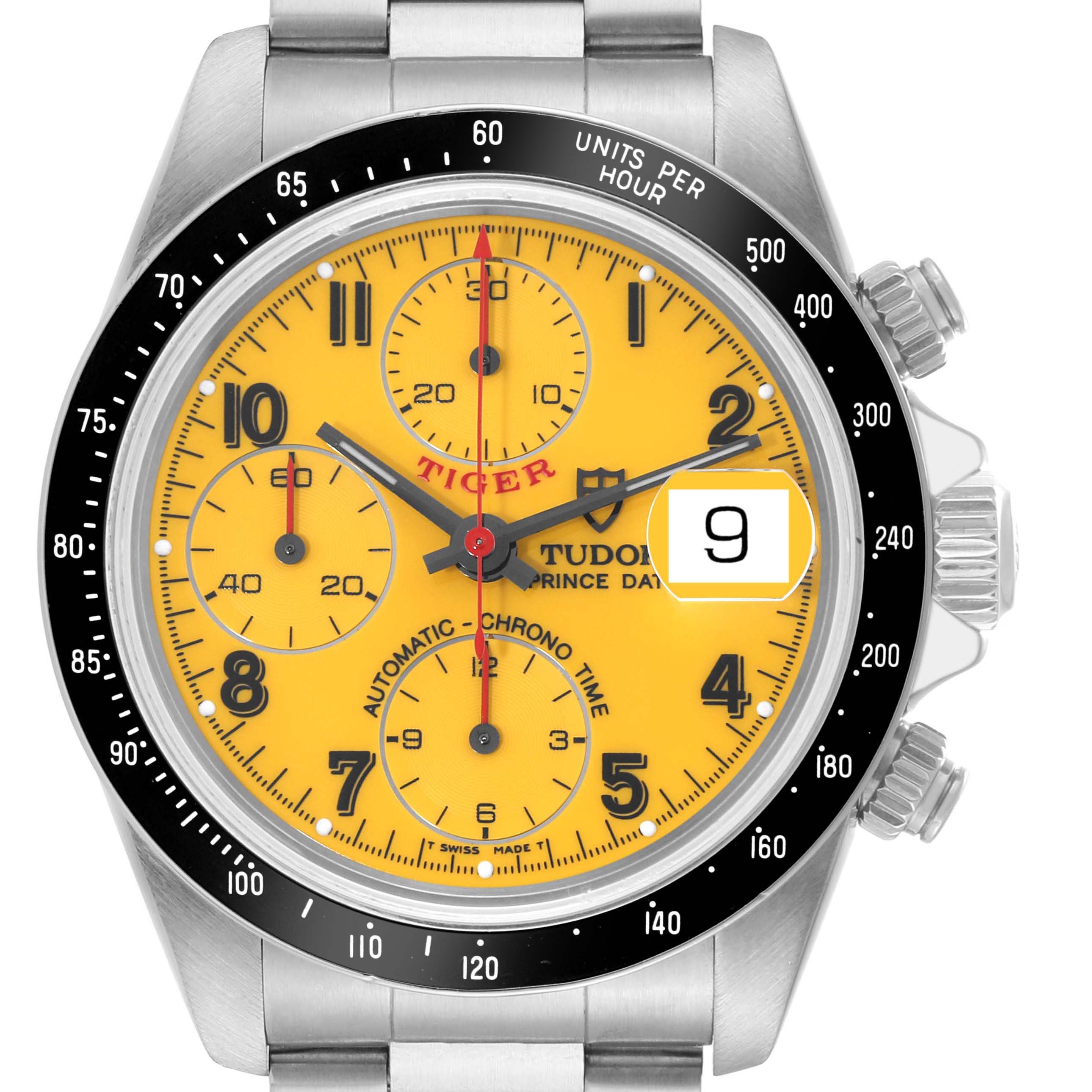 英　1225 tudor-tiger-prince-yellow-dial