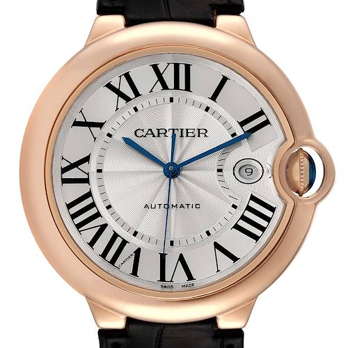Photo of Cartier Ballon Bleu 42 mm Automatic Rose Gold Mens Watch W6900651