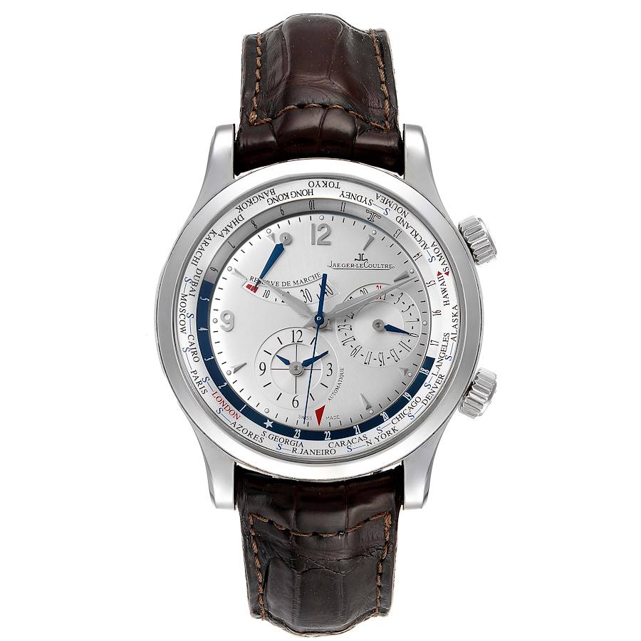 Jaeger Lecoultre Master World Geographic Mens Watch 146.8.32.S