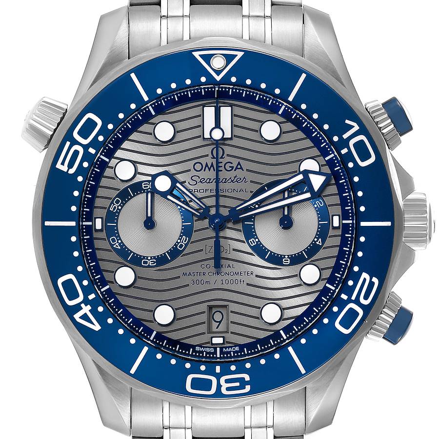 Omega Seamaster 44 Chronograph Steel Mens Watch 210.30.44.51.06.001 SwissWatchExpo