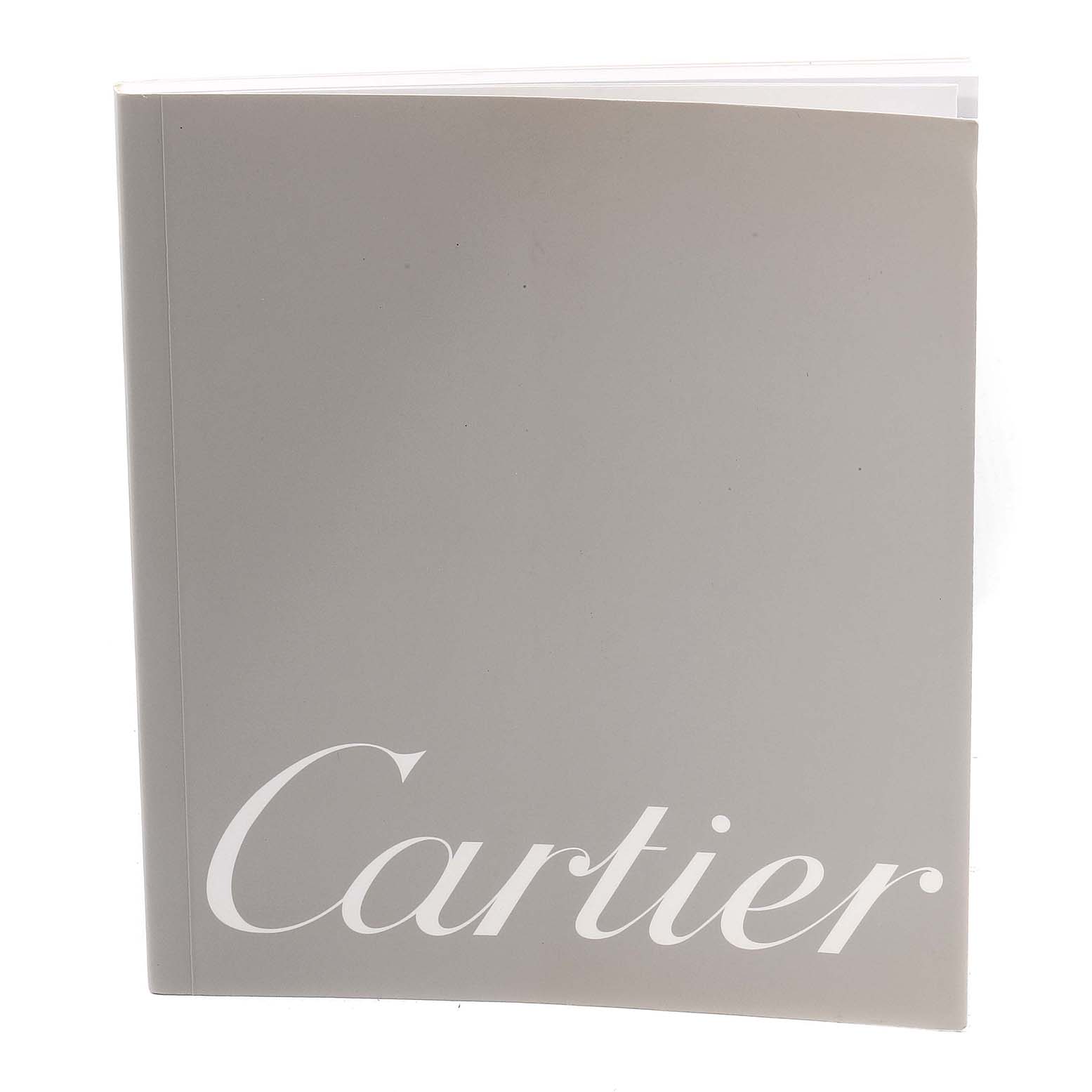 This image shows the front cover of the manual booklet for the Cartier Pasha W31044M7 Men's Stainless Steel White Dial W31044M7 Men's Stainless Steel White Dial model watch.