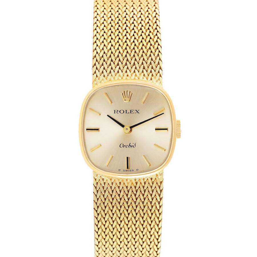 Rolex Cellini Orchid Yellow Gold Vintage Cocktail Ladies Watch 2672 Papers SwissWatchExpo