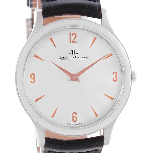 Photo of Jaeger Lecoultre Master Platinum Ultra-Thin Limited Watch 145.6.79 Unworn