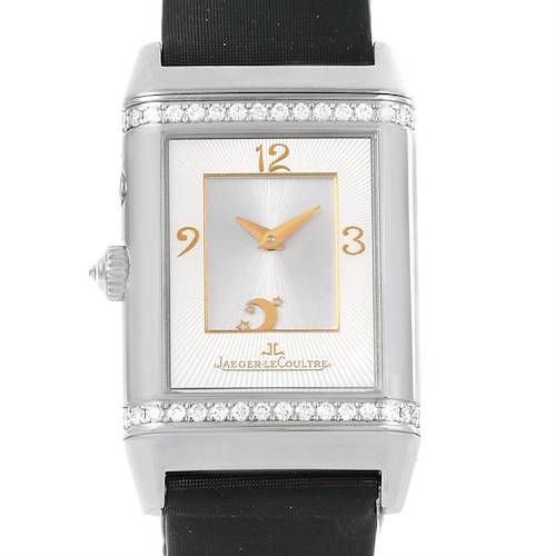 Photo of Jaeger LeCoultre Reverso Duetto White Gold LE Diamond Watch 278.2.54