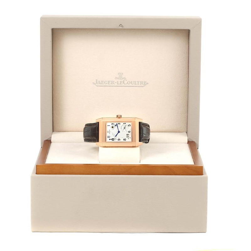 Jaeger LeCoultre Reverso Septantieme 8 Days Rose Gold Watch 240.2