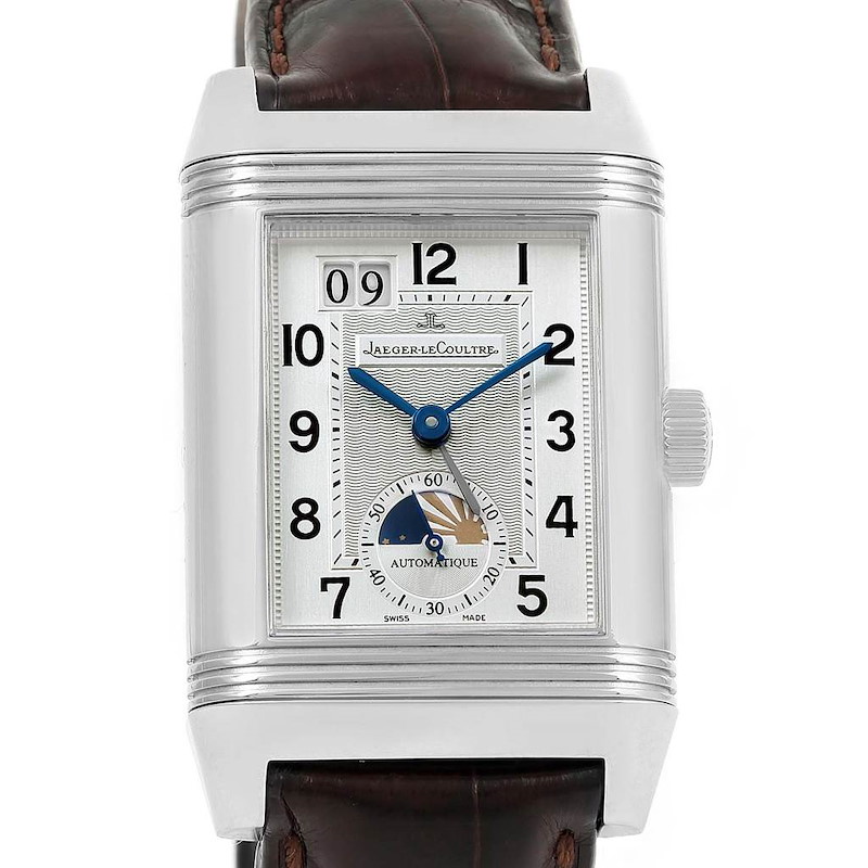 Jaeger LeCoultre Grande Reverso Date Automatic Mens Watch 240.8.72 SwissWatchExpo