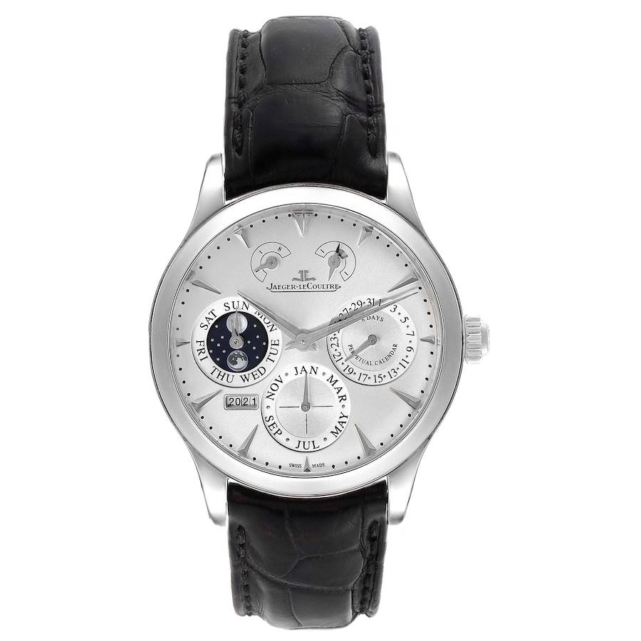 Jaeger Lecoultre Master 8 Days Perpetual Calendar Mens Watch 174.8