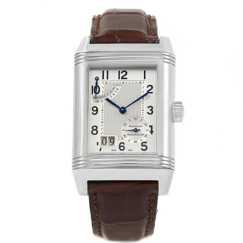 Jaeger LeCoultre Reverso XGT Grande Date 8 Day Mens Watch 240.8.15