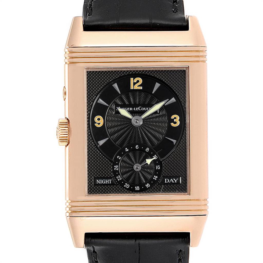 Jaeger LeCoultre Reverso Duo Day Night Rose Gold Watch 270.2.54 Q270254 ...