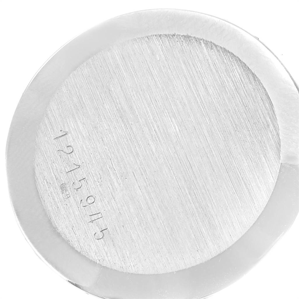 This image shows the back cover of a Vintage Jaeger LeCoultre watch, displaying its serial number.