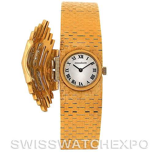 Jaeger Lecoultre Vintage 18K yellow Gold Diamond Ladies Watch