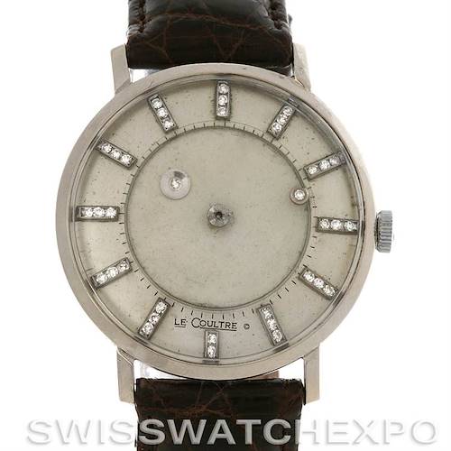 Photo of Lecoultre Vacheron Constantin Galaxy Mystery Dial 14K White Gold Diamond Watch