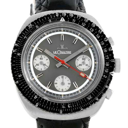 Photo of Lecoultre Vintage Chronograph Stainless Steel Watch Valjoux 72