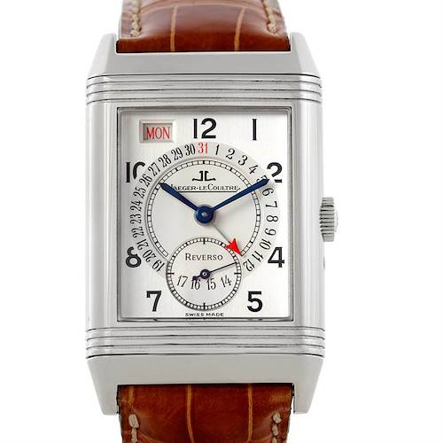 Photo of Jaeger LeCoultre Reverso Day Date Steel Watch 270.8.36